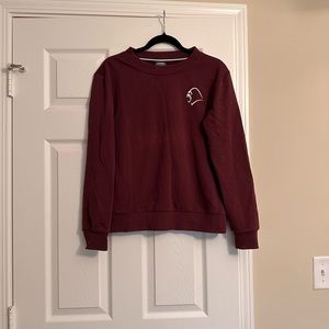 Ape Athletics Size S Maroon Crew Neck With Logo Worn Once